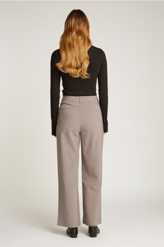 TAILORED WIDE LEG PANTS J20J224849 TAUPE GRAY